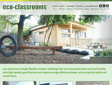 Tablet Screenshot of eco-classrooms.com